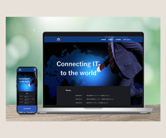 IT企業のWEBサイトの画像